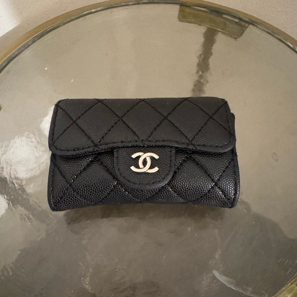 Black Quilted Wallet